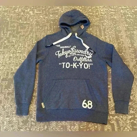 Tokyo Laundry Sweatshirt size Small color Blue - Picture 1 of 9